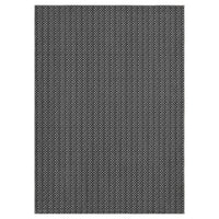 Garvee Washable Area Rugs 10x13 Large Modern Printed Accent Carpet with Non-Slip Backing, Non-Shedding Contemporary Woven-Style Living Room Rugs for Bedroom, Office, Black