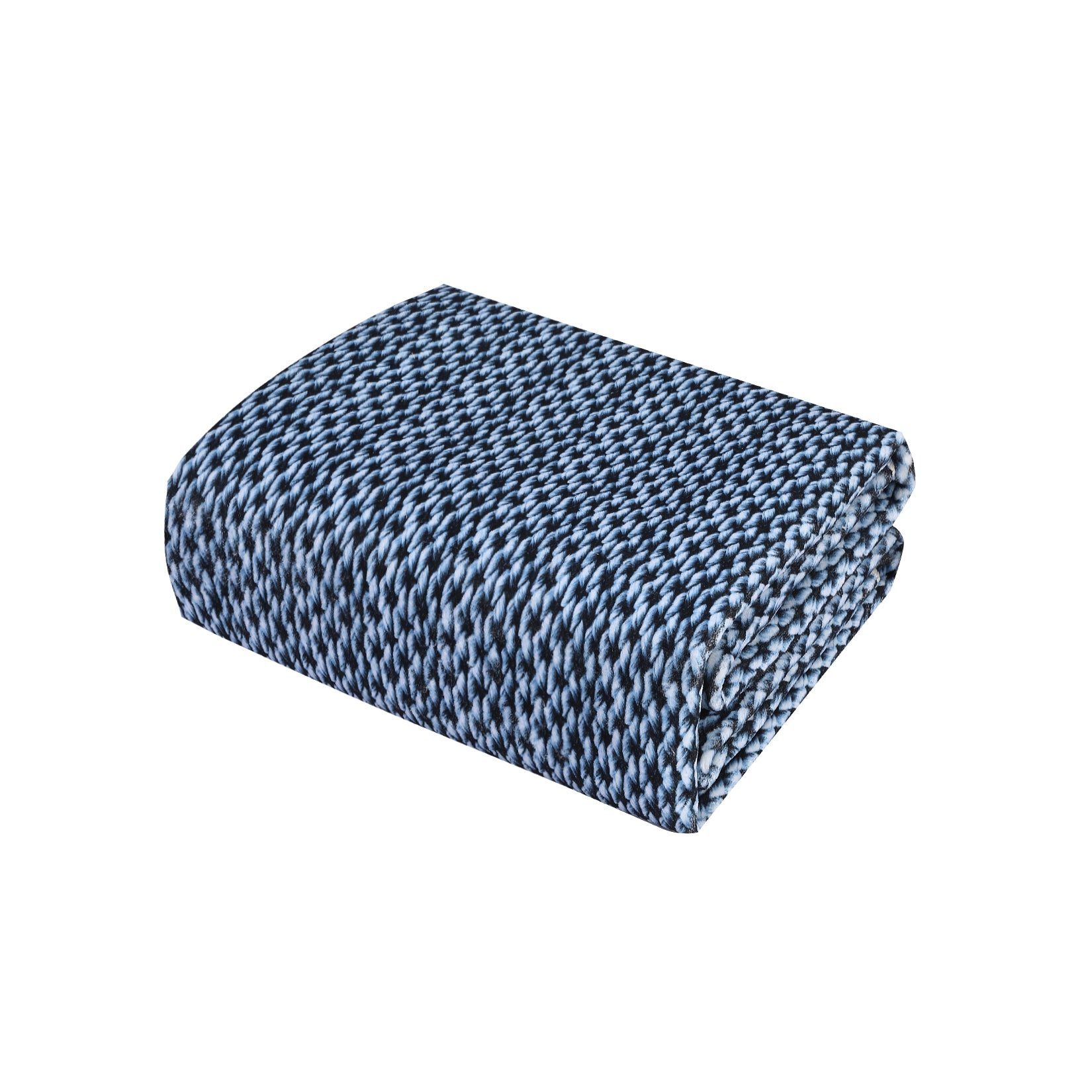 Garvee Machine Washable Area Rugs 5x7 Modern Printed Accent Carpet with Non-Slip Backing, Non-Shedding Contemporary Woven-Style Floor Carpet for Living Room, Bedroom, Office, Blue