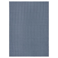Garvee Machine Washable Area Rugs 5x7 Modern Printed Accent Carpet with Non-Slip Backing, Non-Shedding Contemporary Woven-Style Floor Carpet for Living Room, Bedroom, Office, Blue