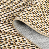 Garvee Washable Area Rugs 10x13 Large Modern Printed Accent Carpet with Non-Slip Backing, Non-Shedding Contemporary Woven-Style Living Room Rugs for Bedroom, Office, Camel