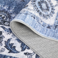 Garvee Vintage Distressed Non Slip Area Rug for Living Room and Home Office, Easy Care Stain Resistant Accent Floor Rug