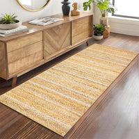 Garvee Modern Natural 2x6 Washable Runner Rug for Hallway Bedroom Modern Rug Gradient Woven Print Rug Non Slip Kitchen Rug Low Pile Non Shedding Indoor Floor Carpet for Entryway Bathroom Laundry Rug