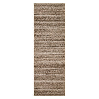 Garvee Modern Brown 2x6 Runner Rug Washable Modern Braided Print Rug Low Pile Kitchen Runner Rug Non Slip Bathroom Throw Rug Ultra-Thin Lightweight Indoor Modern Rug Foldable Rug for Hallway Entrance