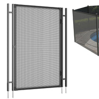 Garvee Pool Fence,4x2.5 Ft Swimming Pool Safety Gate, Protects Kids and Pets with Stainless Steel Lock, Pool Fence Gate for Inground & Above Ground Pool