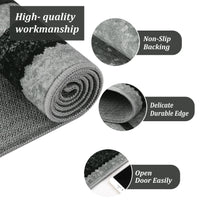 Garvee Bordered Non-Skid Washable Non-Slip Area Runner Rug for Entryway Laundry Room Bedroom