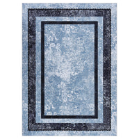 Garvee Bordered Non-Skid Washable Non-Slip Area Runner Rug for Entryway Laundry Room Bedroom