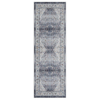 Garvee Persian Grey 2x6 Runner Rugs Vintage Hallway Area Rug Print Distressed Kitchen Indoor Bedroom Rug Washable Living Room Retro Rug for Dining Room