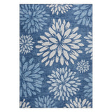 Garvee Modern Floral Textured Weave Non Slip Area Rug for Indoor Use in Kitchen, Dining Room, and Bedroom