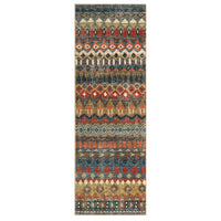 Garvee Boho Multicolor 2x6 Runner Rugs, Washable Distressed Geometric Printed Hallway Rug, Non-Slip Low Pile Area Rugs, Foldable Non-Shedding Carpet Runner for Kitchen, Laundry, Entryway