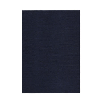 Garvee 8x10 Area Rug Modern Solid Textured Large Area Rug Machine Washable Rug for Living Room, Non-Slip Stain Resistant Accent Rug Contemporary Weaving Floor Cover Carpet for Bedroom, Navy