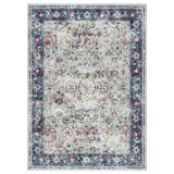 Garvee Persian Multicolor 2x6 Living Room Washable Non Slip Vintage Retro Rugs Low Pile Chenille Print Rug for Bedroom Dining Room Home Office - Multicolor