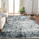Garvee Modern Abstract Boho Washable Area Rug High-Traffic Areas Living Room Bedroom Kitchen Dining Grey 5x7 - Gray