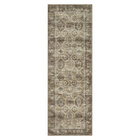 Garvee Persian Brown 2x6 Washable Runner Rug Runners Vintage Non Slip Kitchen Rug Bathroom Rug Oriental Brown Rug Low Pile Distressed Small Rug Entryway Living Room Bedroom Laundry Rug