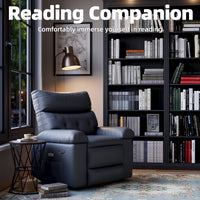 Garvee Oversized Recliner Chairs with Heat and Massage - 360° Swivel Lazy Boy Recliner Chair for Adults- Manual Rocking Chair with Cup Holder for Living Rooms, Bedrooms, and Nurseries - Grey