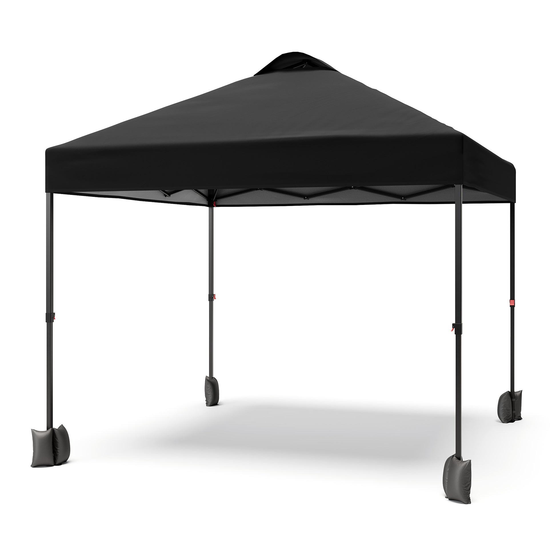 Garvee 10'x10' Pop Up Tent, Pop Up Canopy With Sidewall, UPF 50+, Easy to Set Up Outdoor Canopy, Adjustable Portable Gazebo for Parties, Camping, Gazebo With Wheel Cover Bag, 4 Sand Bags, 4 Ropes and 8 Spikes