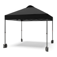 Garvee 10'x10' Pop Up Tent, Pop Up Canopy With Sidewall, UPF 50+, Easy to Set Up Outdoor Canopy, Adjustable Portable Gazebo for Parties, Camping, Gazebo With Wheel Cover Bag, 4 Sand Bags, 4 Ropes and 8 Spikes