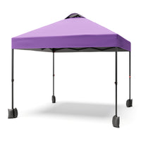 Garvee 10'x10' Pop Up Tent, Pop Up Canopy With Sidewall, UPF 50+, Easy to Set Up Outdoor Canopy, Adjustable Portable Gazebo for Parties, Camping, Gazebo With Wheel Cover Bag, 4 Sand Bags, 4 Ropes and 8 Spikes