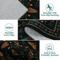 Garvee Insect Washable Soft Area Rugs for Living Room Bedroom Ultra-Thin Non Slip Dining Room Stain Resistant Rug Large Carpet for Office Nursery Bedroom