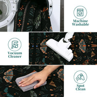 Garvee Insect Washable Soft Area Rugs for Living Room Bedroom Ultra-Thin Non Slip Dining Room Stain Resistant Rug Large Carpet for Office Nursery Bedroom