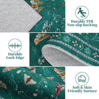 Garvee Insect Washable Soft Area Rugs for Living Room Bedroom Ultra-Thin Non Slip Dining Room Stain Resistant Rug Large Carpet for Office Nursery Bedroom