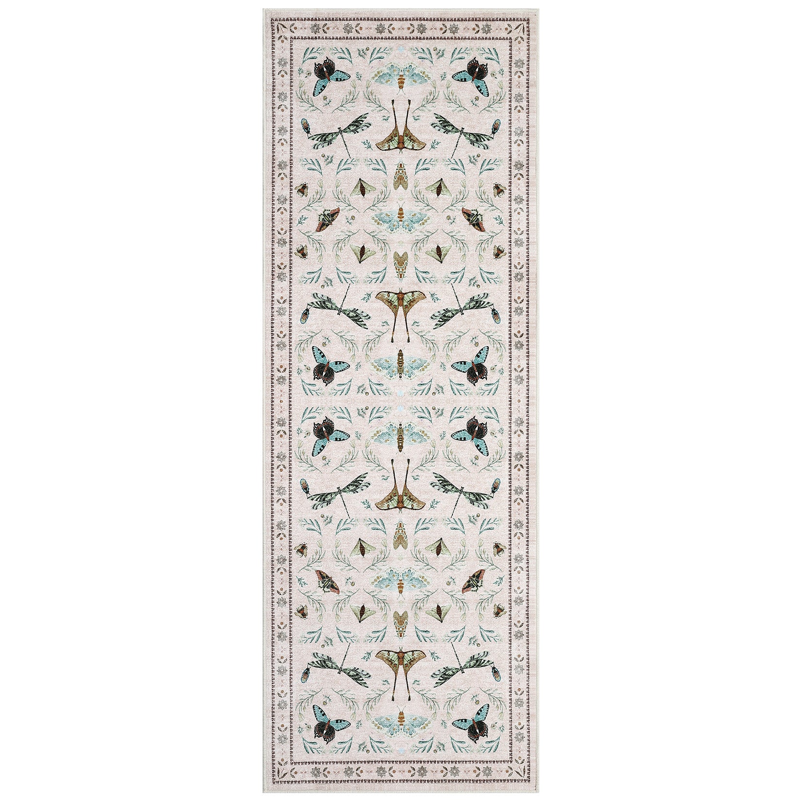 Garvee Insect Washable Soft Area Rugs for Living Room Bedroom Ultra-Thin Non Slip Dining Room Stain Resistant Rug Large Carpet for Office Nursery Bedroom