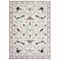 Garvee Insect Washable Soft Area Rugs for Living Room Bedroom Ultra-Thin Non Slip Dining Room Stain Resistant Rug Large Carpet for Office Nursery Bedroom