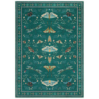 Garvee Insect Washable Soft Area Rugs for Living Room Bedroom Ultra-Thin Non Slip Dining Room Stain Resistant Rug Large Carpet for Office Nursery Bedroom