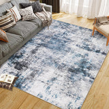 Garvee Indoor Outdoor Area Rug Easy Clean Machine Washable Non Shedding Patio Rug For Bedroom Entry Living Room Blue 9*12ft - Blue