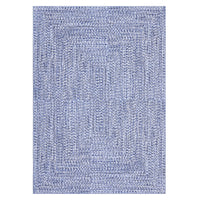 Garvee 4x6 Washable Non Slip Rug Printed Braided Low Pile Rug Solid Printed Weaving Floor Cover Stain Resistant Indoor Carpet for Living Room Bedroom Home Office