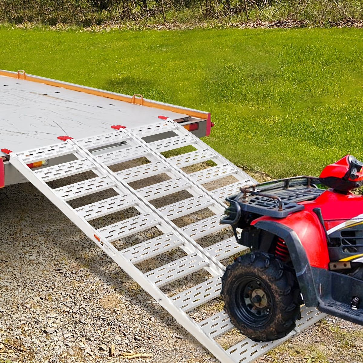 GARVEE ATV loading ramp for pickup truck trailer and outdoor equipment transport
