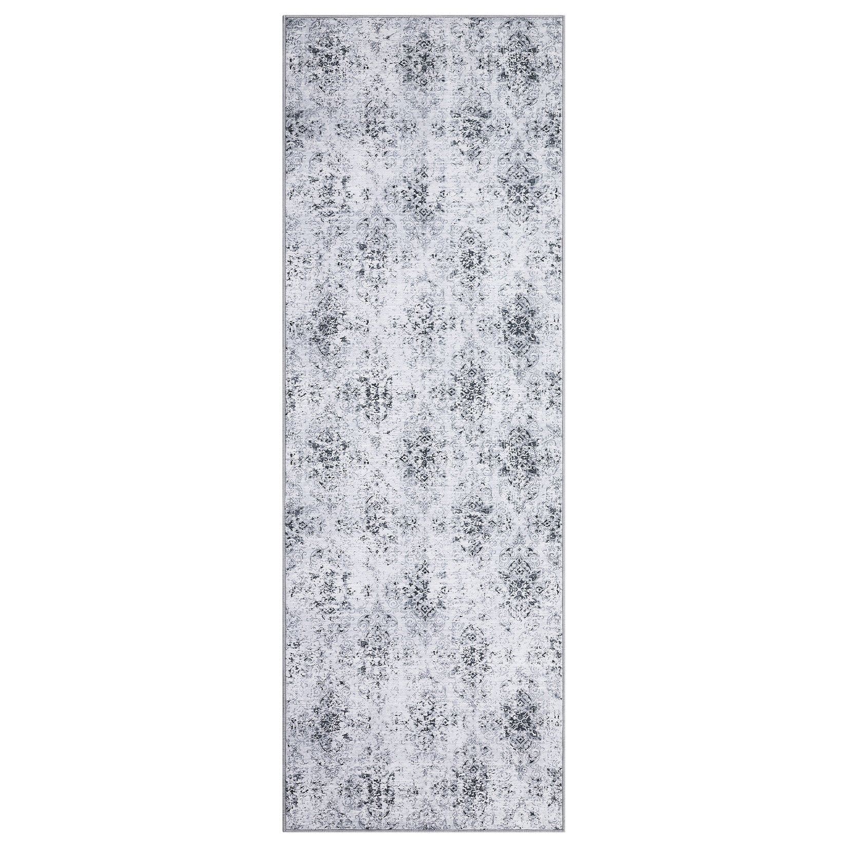 Garvee Bedroom Rug Washable Area Rug Non Slip Low Pile Boho Floral Small Carpet for Bedroom Bedside Soft Paisley Design