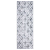 Garvee Bedroom Rug Washable Area Rug Non Slip Low Pile Boho Floral Small Carpet for Bedroom Bedside Soft Paisley Design