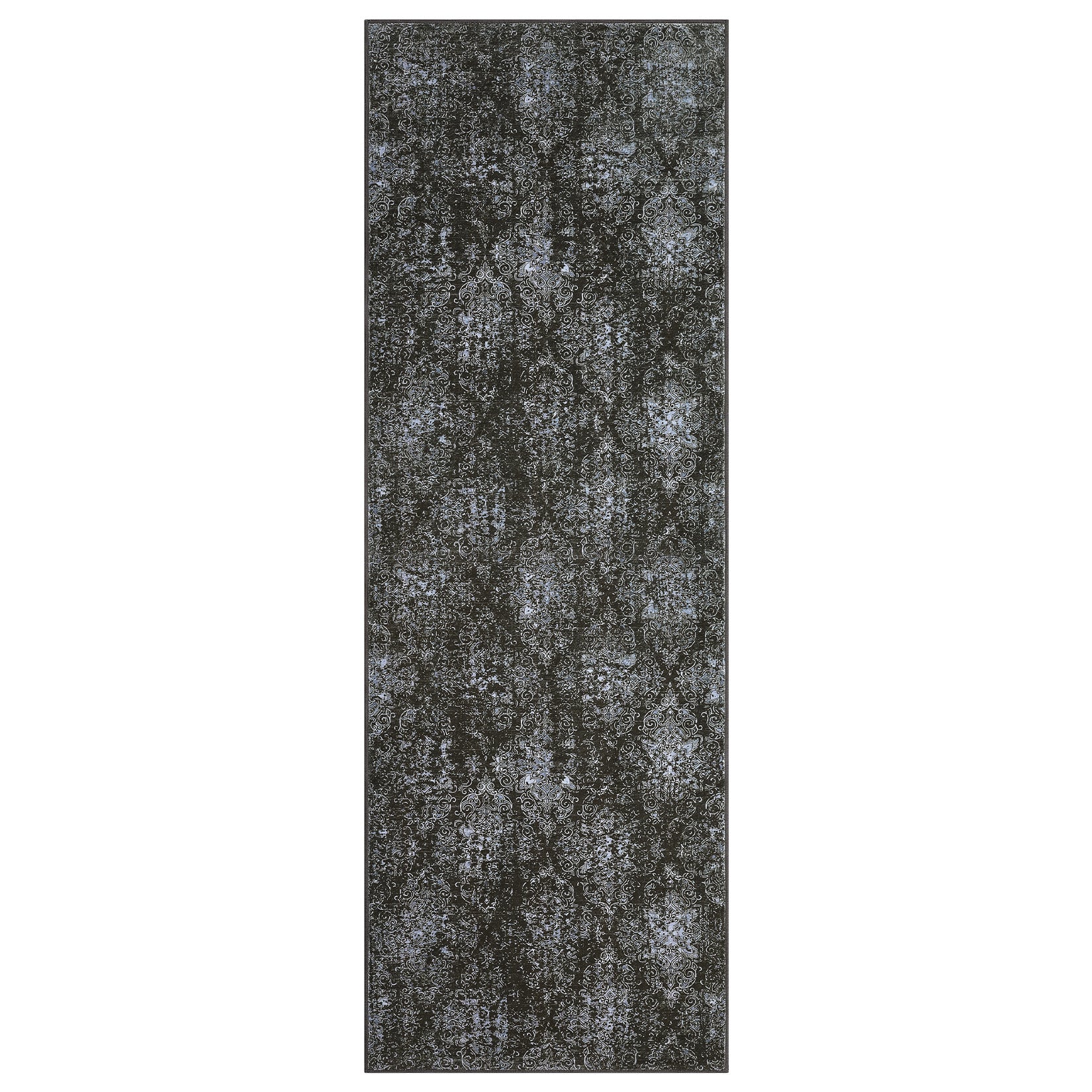 Garvee Bedroom Rug Washable Area Rug Non Slip Low Pile Boho Floral Small Carpet for Bedroom Bedside Soft Paisley Design