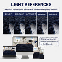 Garvee Fluffy & Sheepskin Pure Navy Blue 2x6 Faux Fur Rug, Non-Shedding Anti-Slip Plush for Kids Playroom Classroom Dining