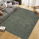 Garvee Area Rug Living Room Rugs Machine Washable Rug Large Modern Soft Non Slip Carpet Indoor Thin Low Pile Carpets for Bedroom Dining Table Home Office - Green