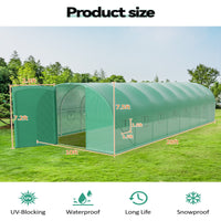Garvee Greenhouse for Outdoor Plants Tie-Door-L Fully Enclosed Walk-In Kit Durable Material Pest & Rodent Resistant Ideal for Garden