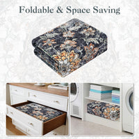 Garvee Vintage Washable Bedroom Rug - Soft Accent Rugs for Living Room, Non-Slip Non-Shedding Low-Pile Entryway Rug, Soft Print Pattern Indoor Rug