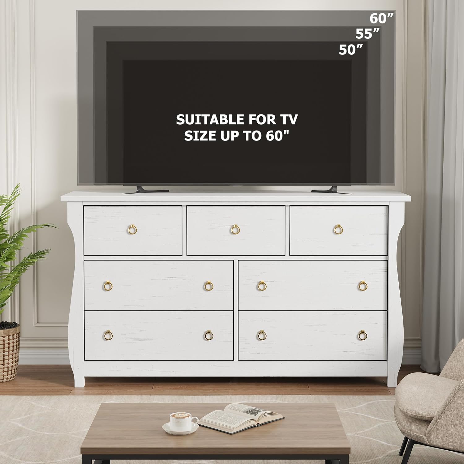 Garvee 7 Drawer Dresser