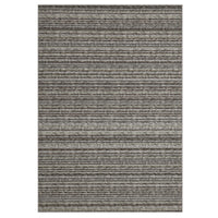 Garvee 9x12 Area Rug Modern Striped Rugs for Living Room Printed Braid Rugs Large Area Rugs Non-Slip Soft Gradient Rug for Bedroom Print Thin Abstract Carpet for Home Office, Grey