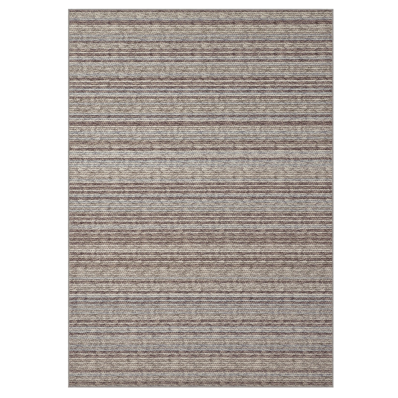 Garvee Striped Washable Rugs for Living Room 5x7 Stain Resistant Area Rug for Bedroom Large Soft Floor Carpet Non Slip Modern Transitional Rug for Dining Room Laundry Kid Room, Camel