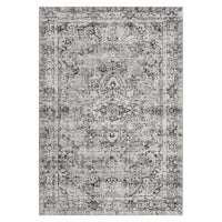 Garvee Area Rug Floral Washable Non-Slip Low-Pile Rugs for Living Room Kitchen, Lightweight, Soft, 0.3 Inch, Multi-Color