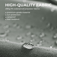 Garvee 12x20 Ft Aluminum Pergola with Adjustable Canopy, Reinforced Powder-Coated Frame, Waterproof UV-Resistant Canopy, Stable Base, Outdoor Garden Deck Shelter