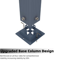 Garvee 12x20 Ft Aluminum Pergola with Adjustable Canopy, Reinforced Powder-Coated Frame, Waterproof UV-Resistant Canopy, Stable Base, Outdoor Garden Deck Shelter