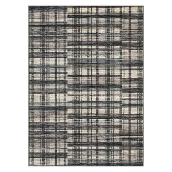Garvee 9x12 Distressed Plaid Area Rug Faux Wool Soft Low Pile Washable Dark Green for Living Room Bedroom Nursery