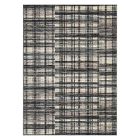 Garvee 9x12 Distressed Plaid Area Rug Faux Wool Soft Low Pile Washable Dark Green for Living Room Bedroom Nursery