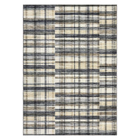 Garvee 8x10 Washable Area Rugs Modern Distressed Plaid Rug for Bedroom Living Room Office