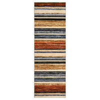 Garvee Washable Runner Rug 2x6 Modern Strip Accent Carpet with Non-Slip Backing, Soft Low Pile Floor Cover, Stain-Resistant Contemporary Area Rug for Kitchen, Bedroom, Laundry, Colorful