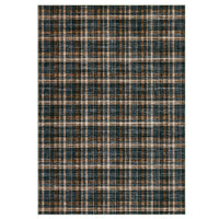Garvee Black Brown 8x10 Rug Washable Area Rug Living Room Rugs Large Area Rug for Bedroom Soft Ultra-Thin Carpet Non Slip Non Shedding Stain Resistant Carpet for Nursery Dining Room