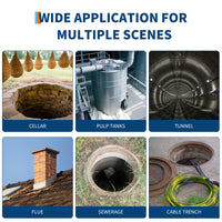 Garvee 8' Adjustable Legs Telescoping Tripod Kit - 1200LB Forged Alloy Steel w/Winch & Anti-Rotation Pulley for Industrial Rescue