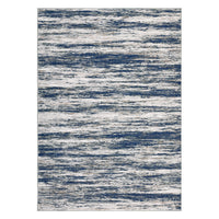 Garvee Washable Area Rug 5x7 Low Pile Ultra Soft Modern Abstract Rug Blue for Living Room Bedroom Dining Room